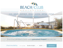 Tablet Screenshot of beachclub.com.au